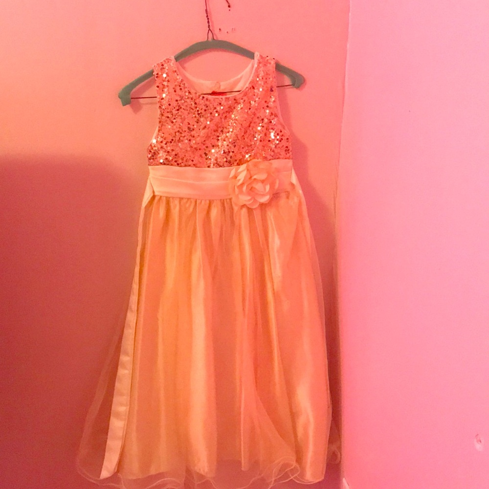 Dazzling Champagne children’s dress